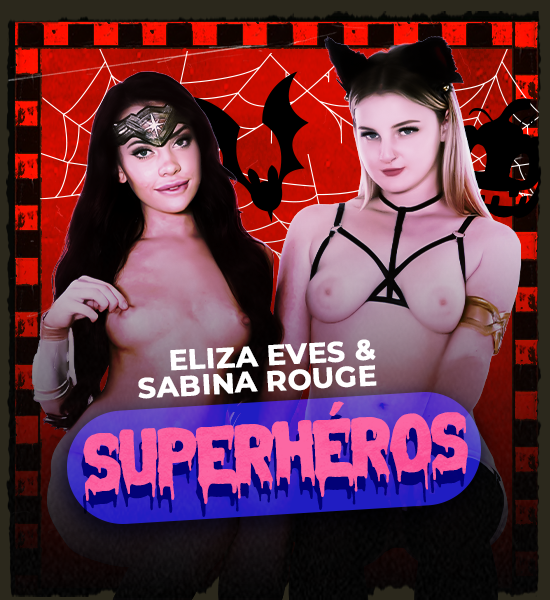 Eliza Eves Sabina Rouge adult superhero costume